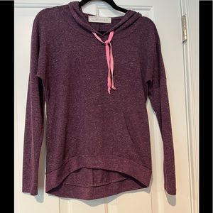 Vintage Havana women’s small purple hooded top